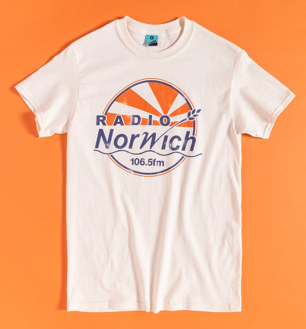 Alan Partridge Inspired Radio Norwich Ecru T-Shirt Alan Partridge Inspired Radio Norwich Ecru T-Shirt