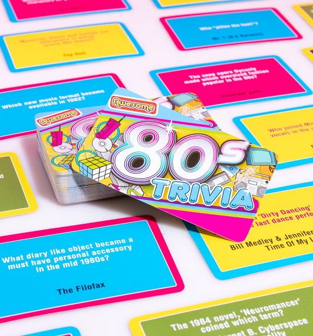 Awesome 80s Trivia Cards