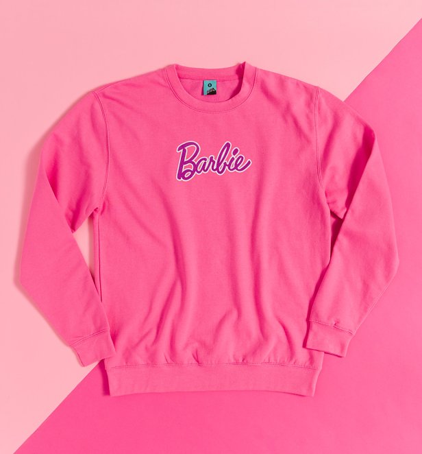Barbie Doll Pink Sweater With Back Print