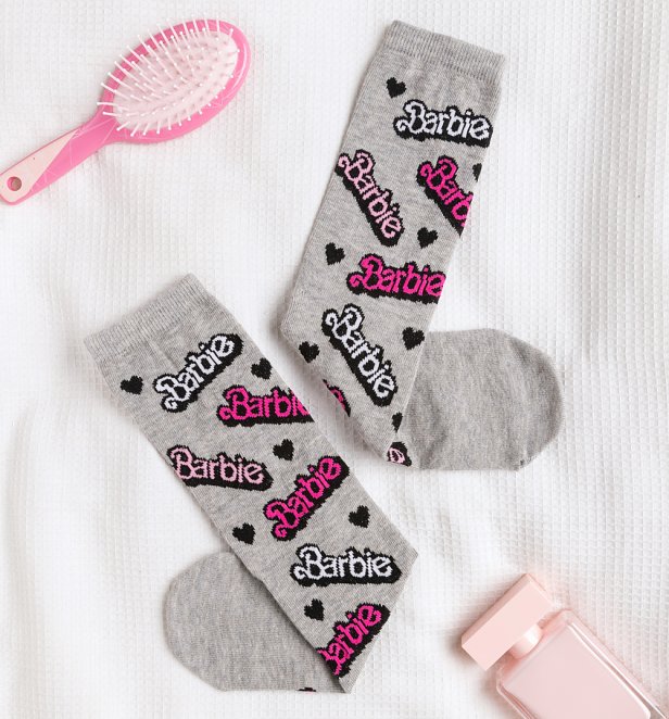 Barbie Logo Socks