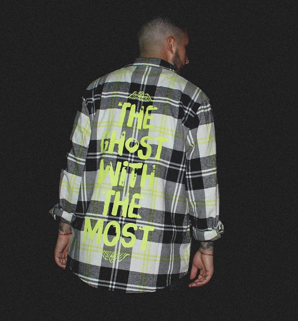 Beetlejuice Flannel Shirt from Cakeworthy Beetlejuice Flannel Shirt from Cakeworthy
