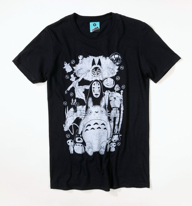 Black Ghibli Gang T-Shirt Black Ghibli Gang T-Shirt