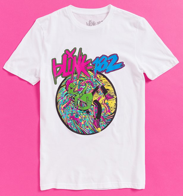 Blink-182 Overboard White T-Shirt