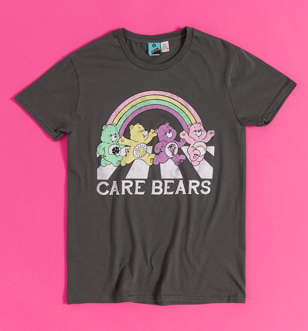 Care Bears Abbey Road Charcoal T-Shirt