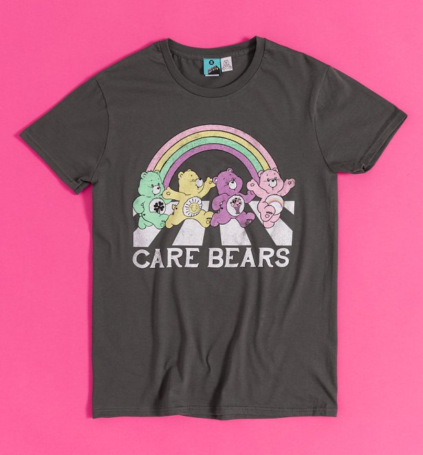 Care Bears Abbey Road Charcoal T-Shirt Care Bears Abbey Road Charcoal T-Shirt