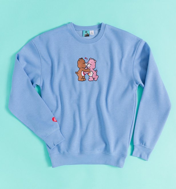 Care Bears Embroidered Blue Sweater