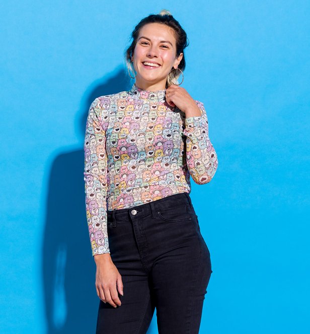 Care Bears Multi Colour Mesh Top Care Bears Multi Colour Mesh Top