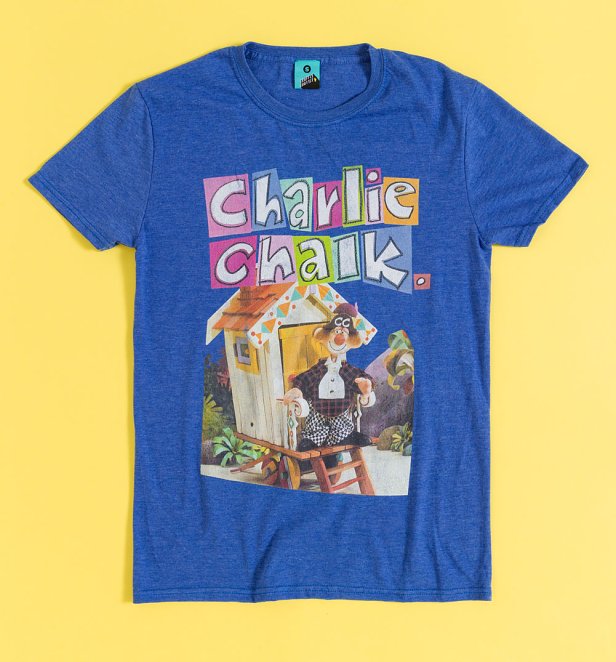 Charlie Chalk Inspired Heather Royal T-Shirt