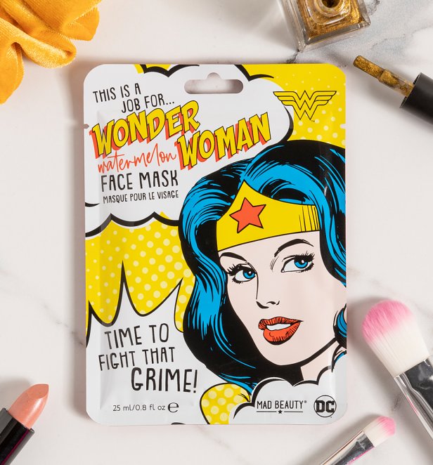 DC Comics Wonder Woman Sheet Face Mask DC Comics Wonder Woman Sheet Face Mask