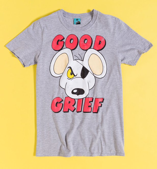 Danger Mouse Good Grief Grey Marl T-Shirt
