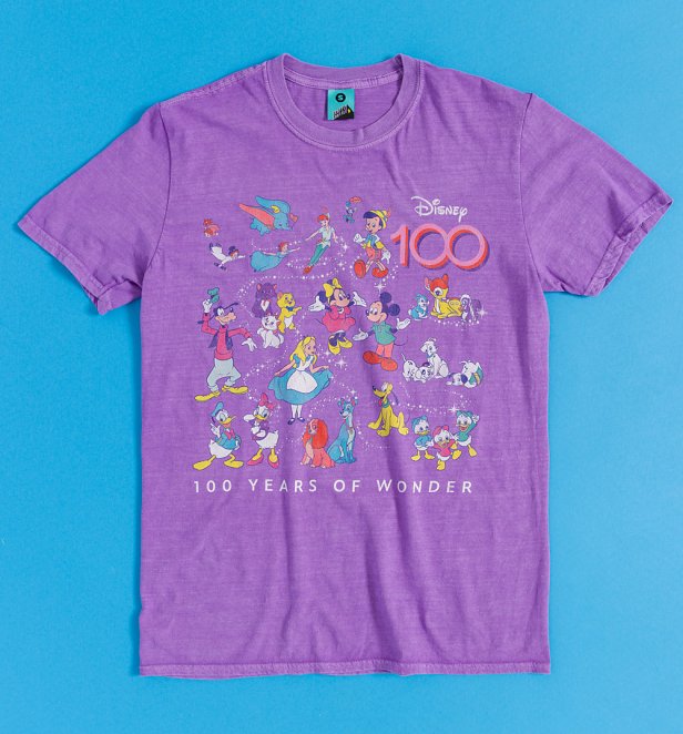Disney Celebration Vintage Wash Purple T-Shirt