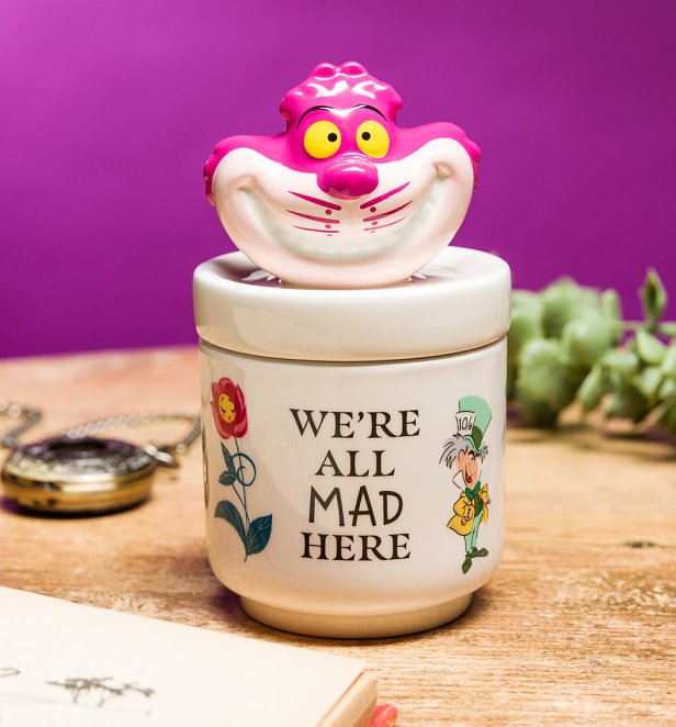 Disney Alice In Wonderland Cheshire Cat Ceramic 14cm Collectors Box