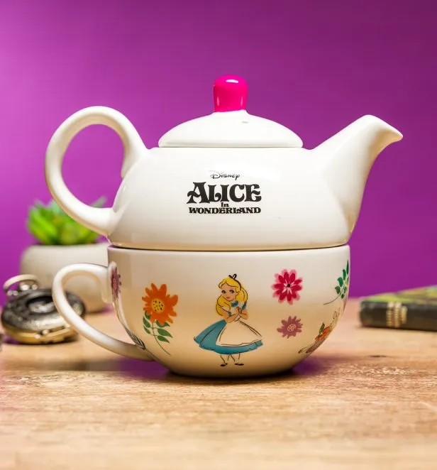Alice in Wonderland Tea Set for One 