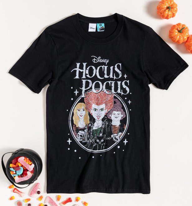 Disney Hocus Pocus Black T-Shirt