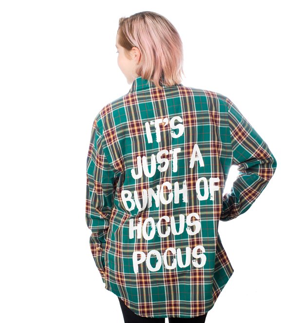 Disney Hocus Pocus Winifred Flannel Shirt from Cakeworthy Disney Hocus Pocus Winifred Flannel Shirt from Cakeworthy