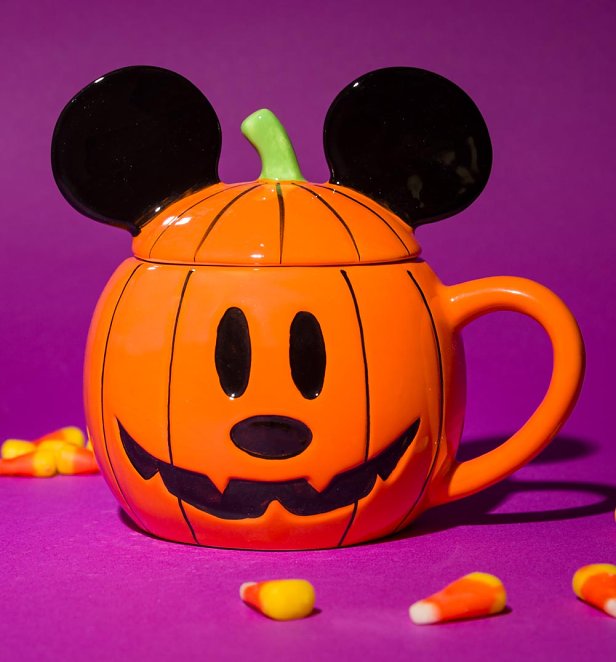 Disney Mickey Mouse Pumpkin Shaped Mug