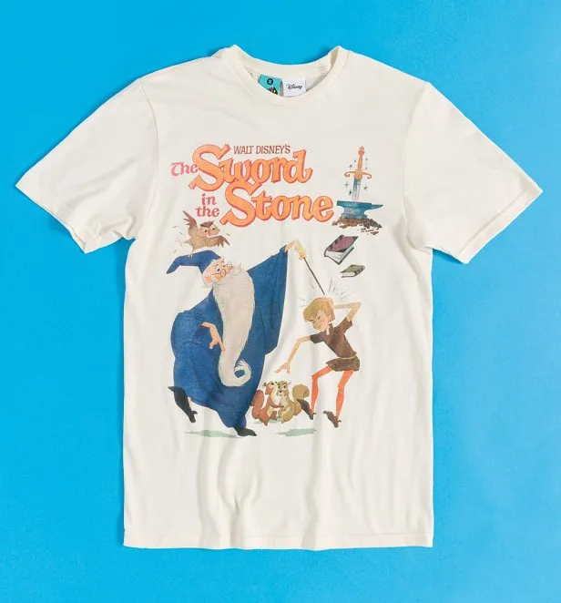 Disney The Sword In The Stone Ecru T Shirt