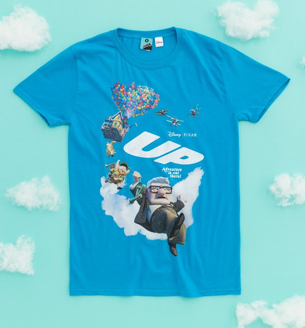 Disney Up Azure Blue T-Shirt