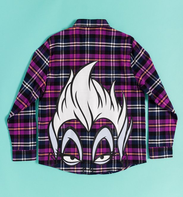 Disney Villains Ursula Flannel Shirt from Cakeworthy Disney Villains Ursula Flannel Shirt from Cakeworthy