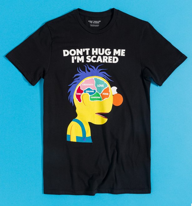 Don't Hug Me I'm Scared Black T-Shirt