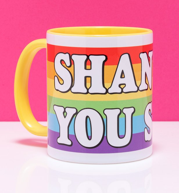 Drag Race Inspired Shantay You Stay Yellow Handle Mug