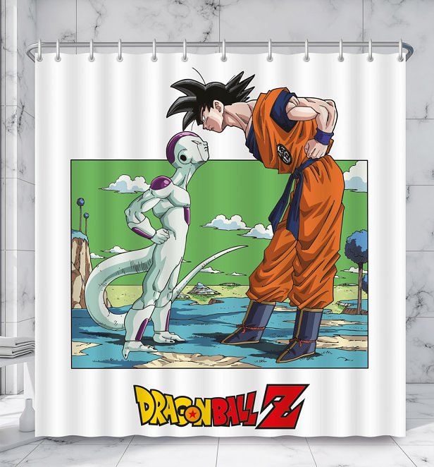 Dragon Ball Z Goku and Frieza Shower Curtain