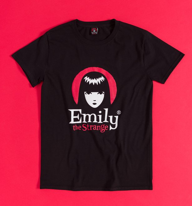 Emily The Strange Logo Black T-Shirt