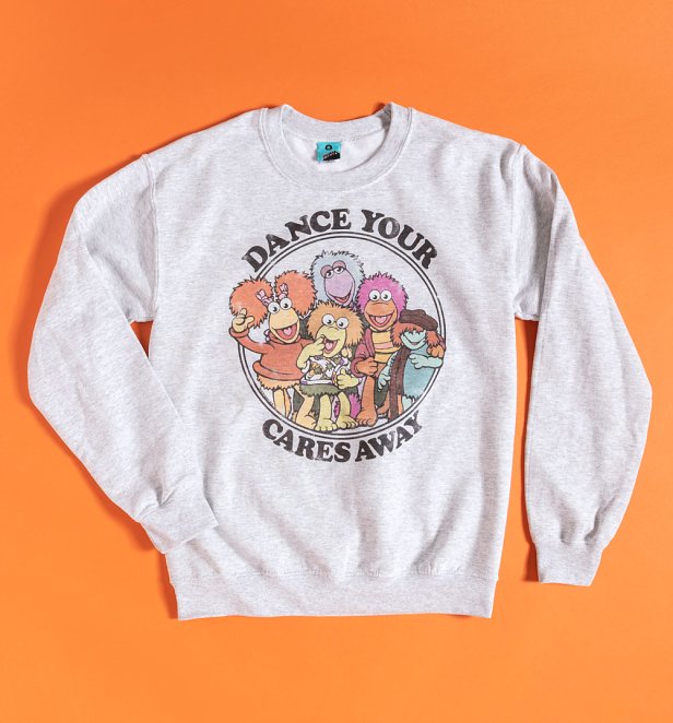 Fraggle Rock Dance Your Cares Away Sweater Fraggle Rock Dance Your Cares Away Sweater