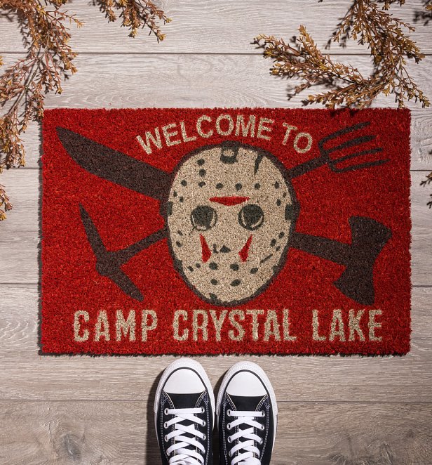 Friday 13th Welcome To Camp Crystal Lake Door Mat