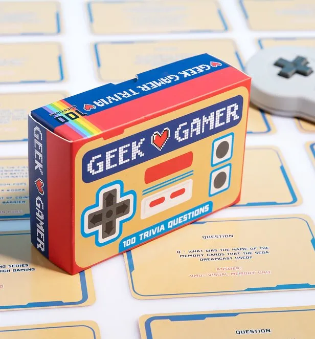 Geek Gamer Trivia Cards