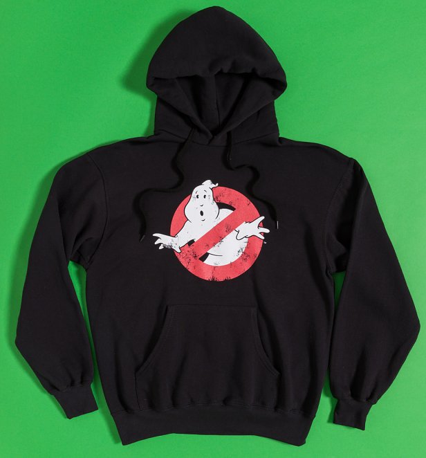 Ghostbusters Ain't Afraid Of No Ghost Hoodie with Back Print