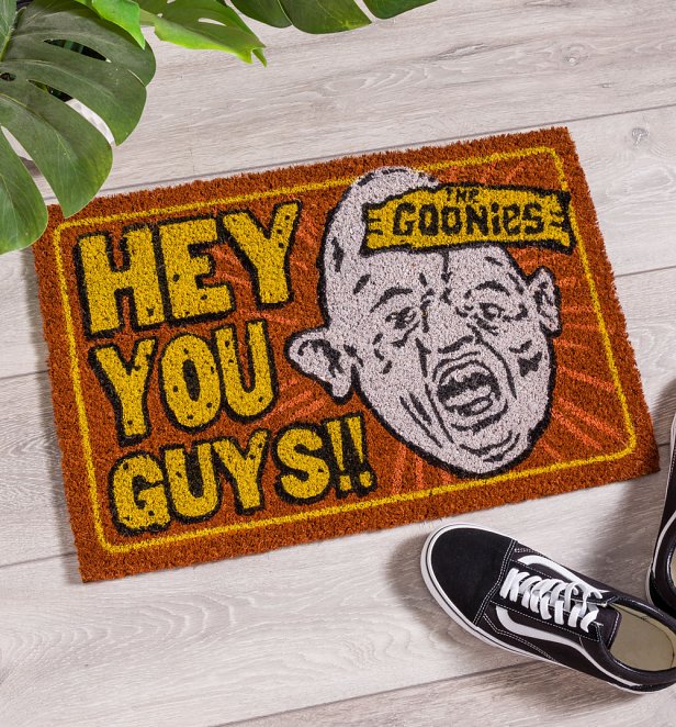 The Goonies Hey You Guys Door Mat