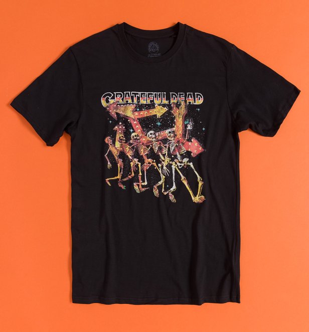 Grateful Dead Truckin' Skellies Black T-Shirt Grateful Dead Truckin' Skellies Black T-Shirt