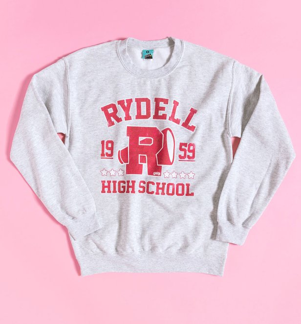 Grease Rydell High School Athletic Ash Grey Sweater