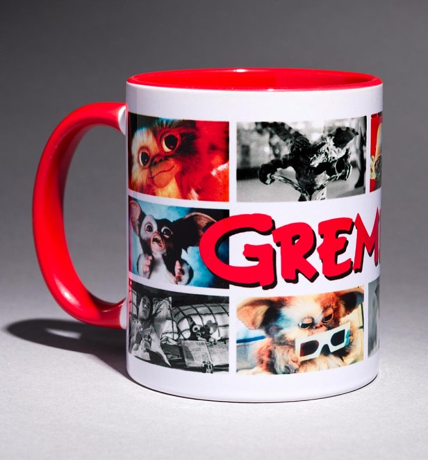 Gremlins Movie Reel Red Handle Mug