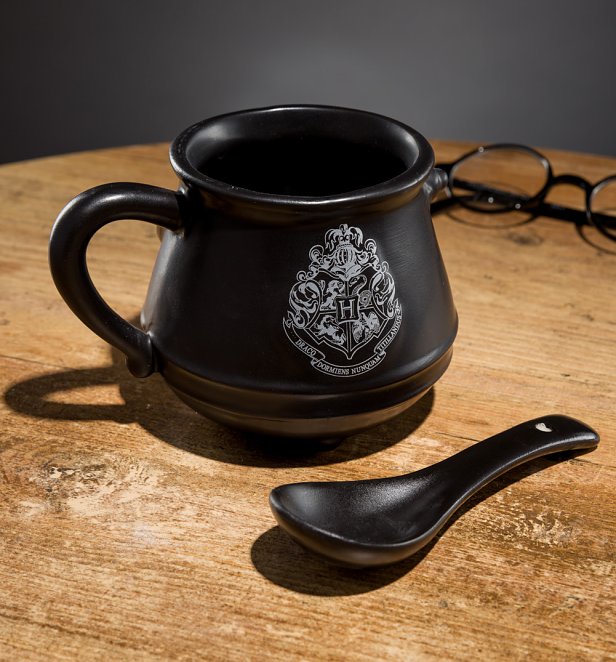 Harry Potter Cauldron Soup Mug And Spoon
