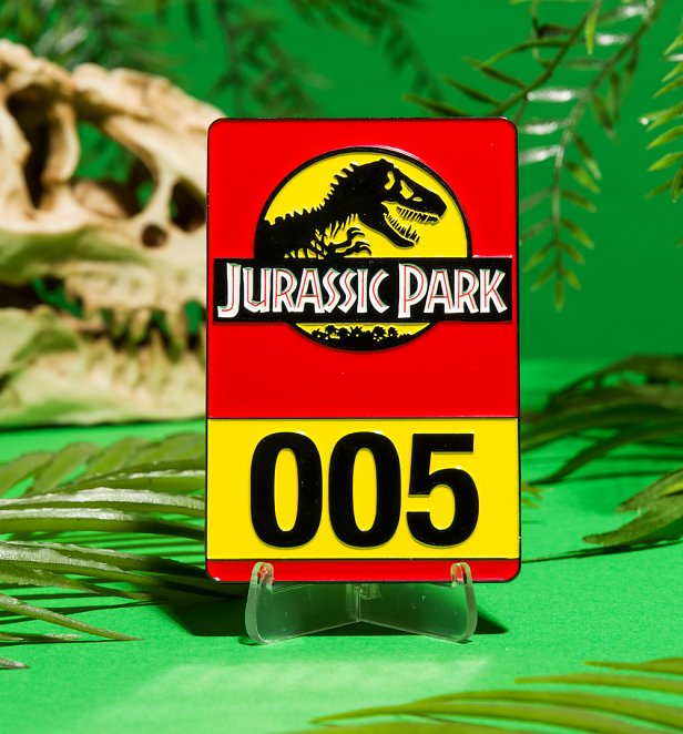 Jurassic Park 30th Anniversary Jeep ID Card Limited Edition Replica