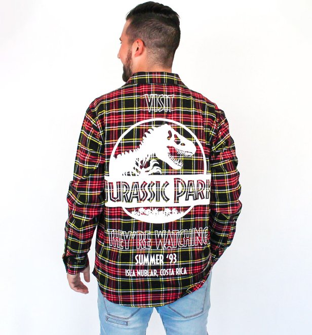 Jurassic Park Flannel Shirt from Cakeworthy