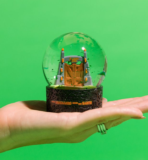 Jurassic Park Gates Snow Globe