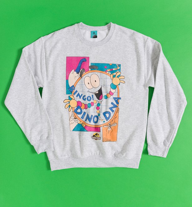 Jurassic Park Mr. DNA Ash Grey Sweatshirt Jurassic Park Mr. DNA Ash Grey Sweatshirt