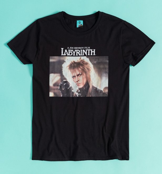 Labyrinth Movie Collage Black T-Shirt Labyrinth Movie Collage Black T-Shirt