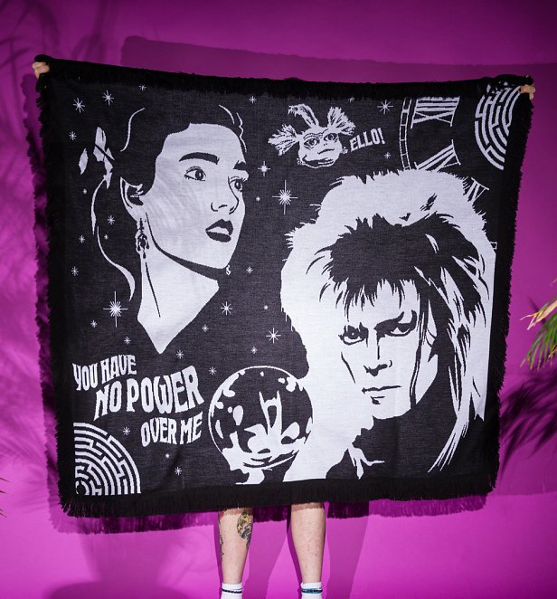 Labyrinth Movie Knitted Throw Labyrinth Movie Knitted Throw