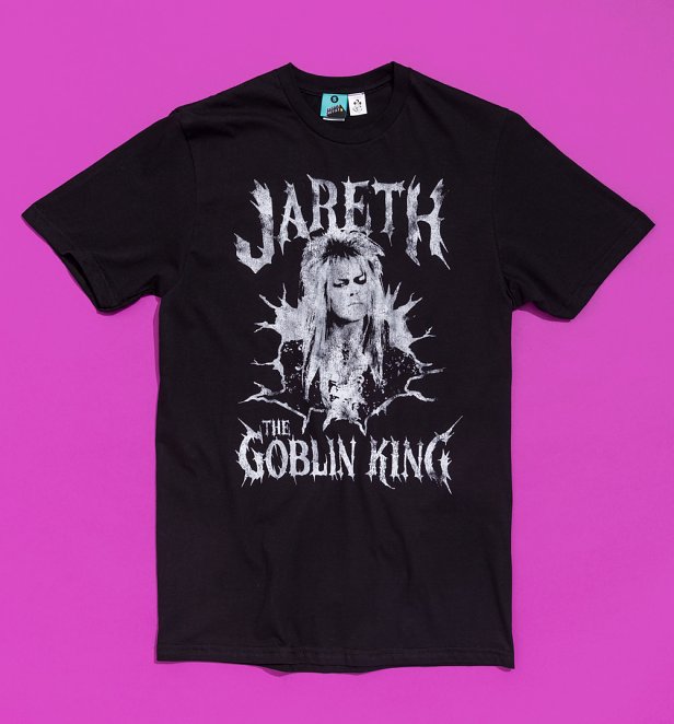Labyrinth The Goblin King Tour Black T-Shirt