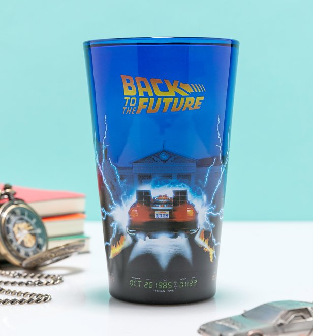 Large Back To The Future Glass Large Back To The Future Glass