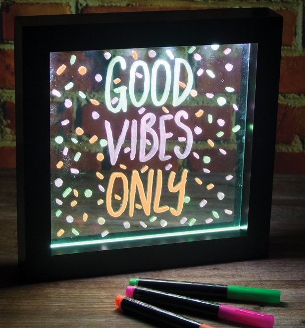 Light Up Neon Message Frame