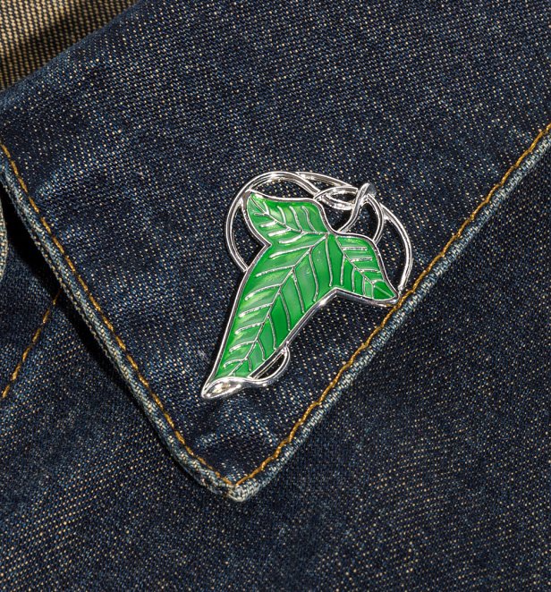 Leaf of deals lorien lapel pin