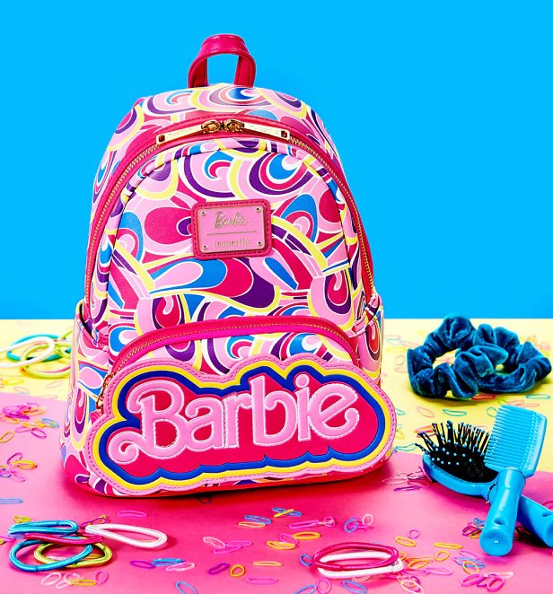 Loungefly Barbie All Over Print Mini Backpack Loungefly Barbie All Over Print Mini Backpack