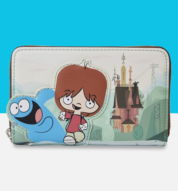 Loungefly Cartoon Network Foster's Home For Imaginary Friends Mac And Blue Zip Around Wallet