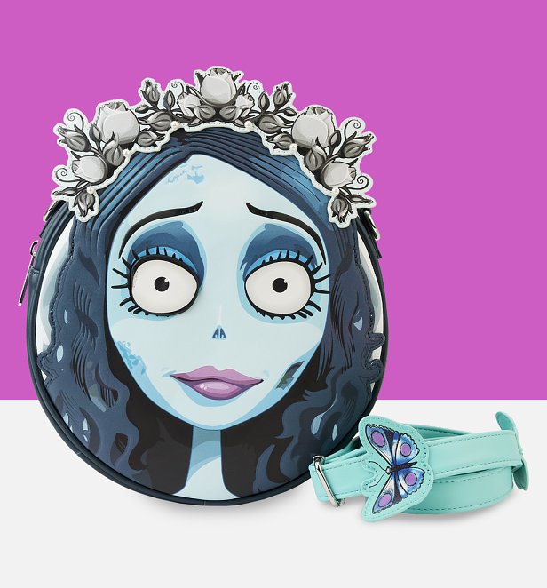 Loungefly Corpse Bride Emily Crossbody Bag Loungefly Corpse Bride Emily Crossbody Bag