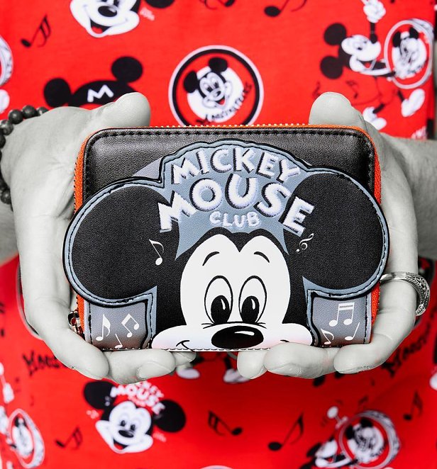 Loungefly Disney 100th Mickey Mouse Club Zip Around Wallet Loungefly Disney 100th Mickey Mouse Club Zip Around Wallet